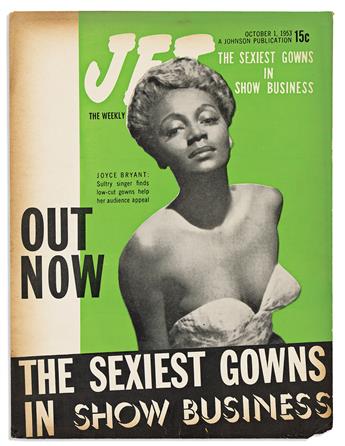 (ENTERTAINMENT--MUSIC.) Jet Magazine poster and photograph of singer Joyce Bryant.